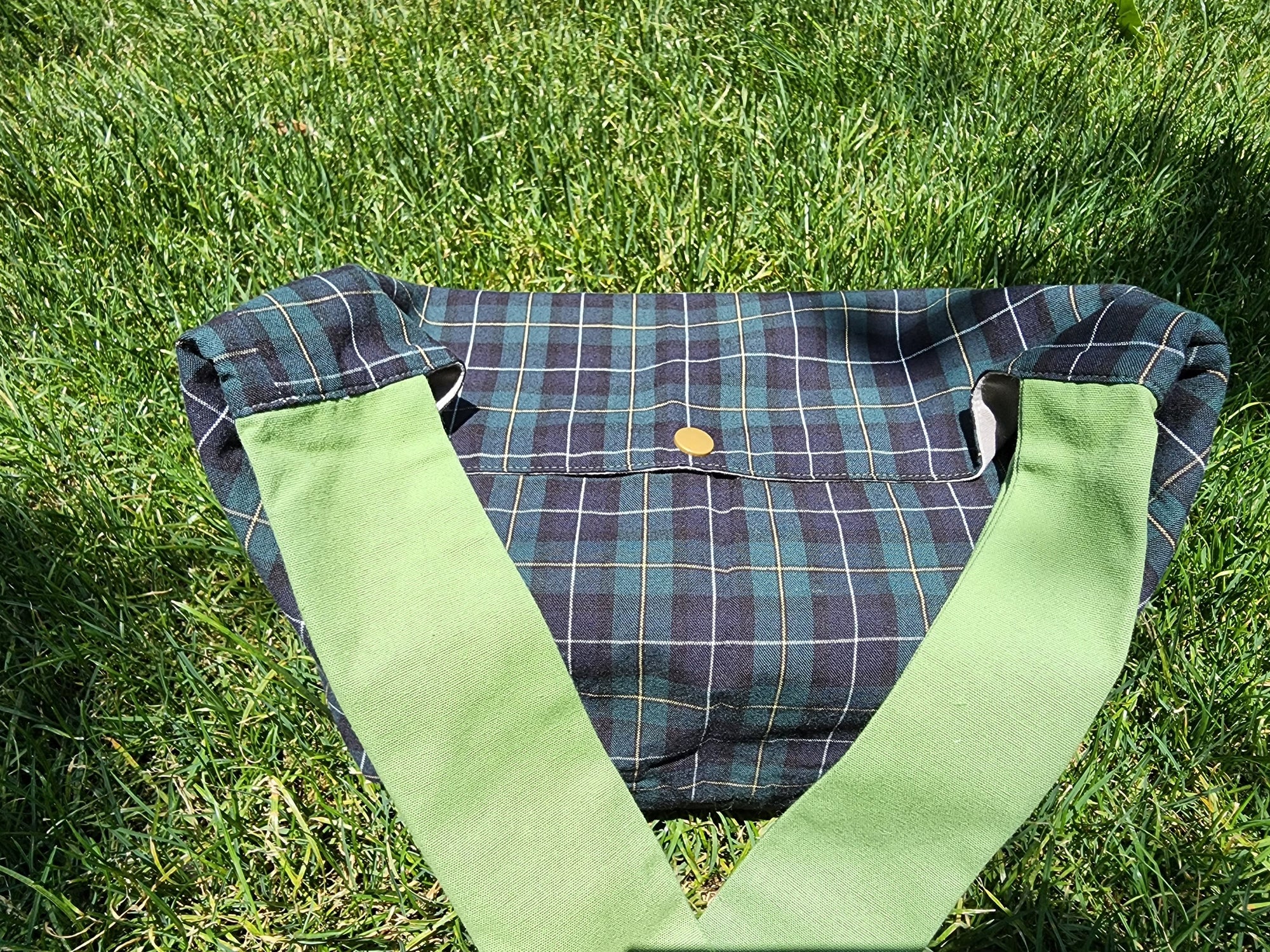 Custom Name British plaid insulated lunch bag bento bag, zero waste , Eco Friendly lunch box cloth School Gift for women christmas gift