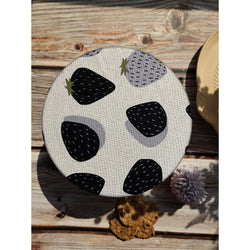 Reusable Bowl Covers Bread Proofing Cover Bread Baking Supplies, Washable Zero Waste Swap, Christmas Gift housewarming black strawberry