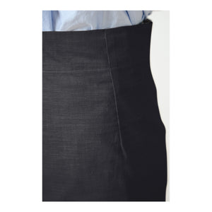 Custom Size Cotton linen wrap skirt, wrap around skirt,high waisted skirt,Custom Size, wrap midi skirt,Full length skirt, Gray