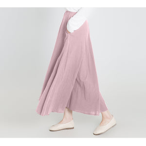 Custom size cotton skirt loose skirts A-line elastic waist skirt travel skirt beach skirt Caramel christmas gift