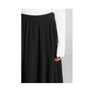 Custom size cotton skirt loose skirts A-line elastic waist skirt travel skirt beach skirt black christmas gift