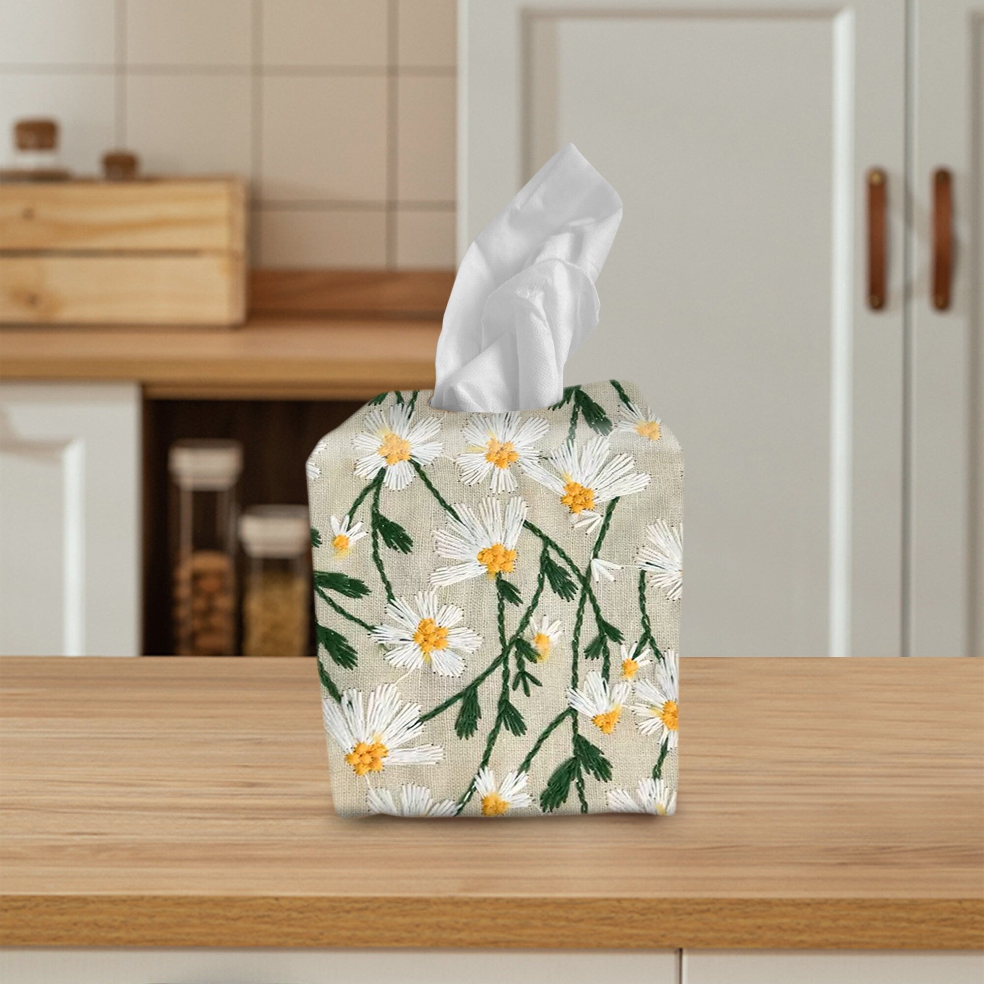 Tissue Box Cover, Tissue Dispenser, Home Gift,Housewarming gift,Mothers Day Gift,Kitchen Decor,Bathroom Decor,Gift for her