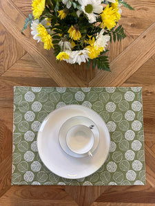 Placemats personalized, placemats with custom name, table setting, table decoration placemat , Housewarming gift Embroidery Leaves