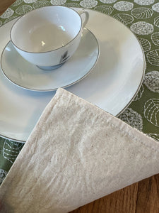 Placemats personalized, placemats with custom name, table setting, table decoration placemat , Housewarming gift Embroidery Leaves