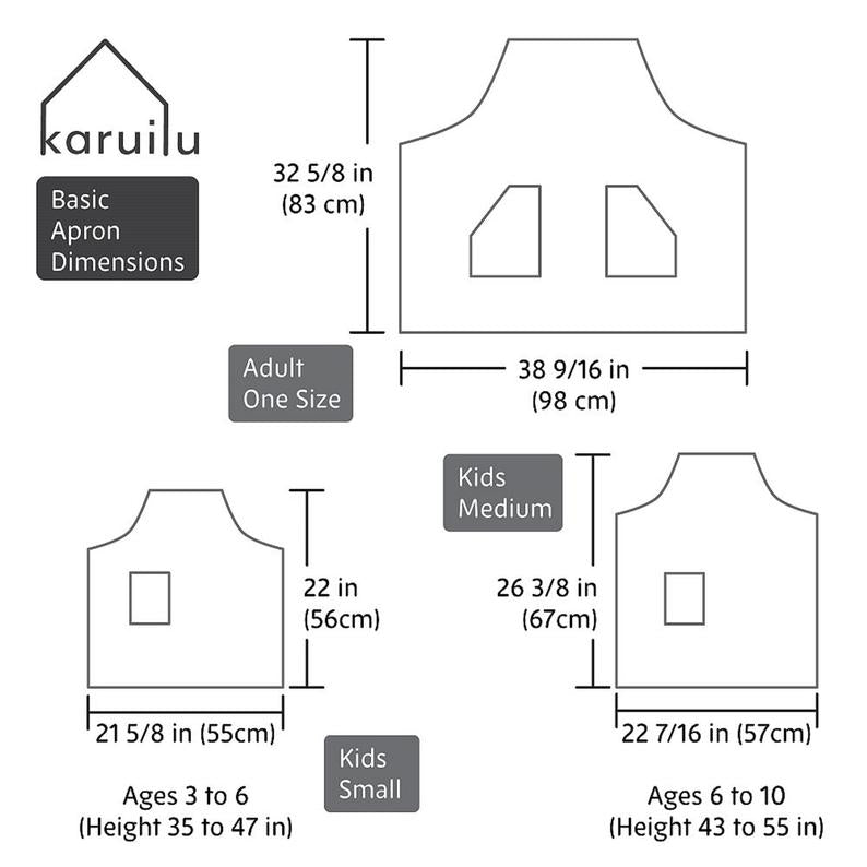 Charcoal Kids Apron