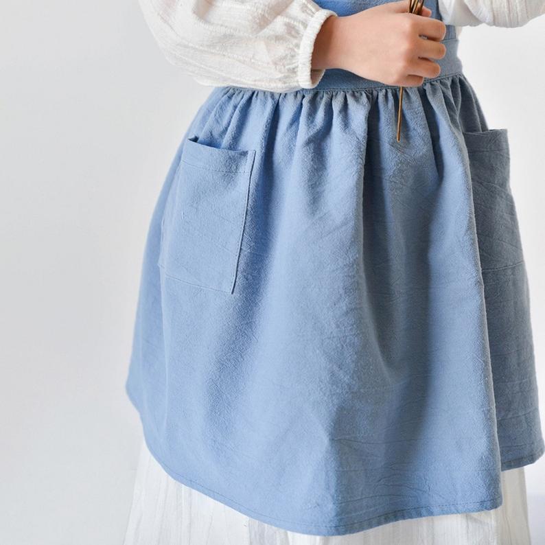Baby Blue Pinafore Kids Apron