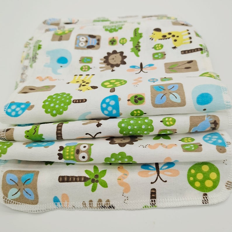 Multi-Use Soft Towel, Set of 12 — Happy Zoo