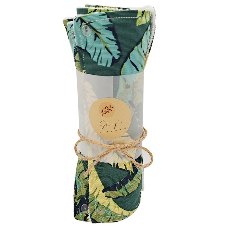 Reusable Unpaper Towels — Tropical Leaves