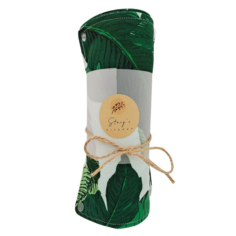 Reusable Unpaper Towels — Green Leaves