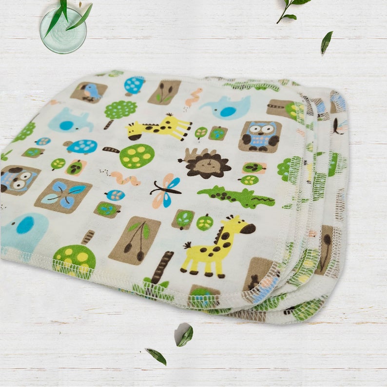 Multi-Use Soft Towel, Set of 12 — Happy Zoo