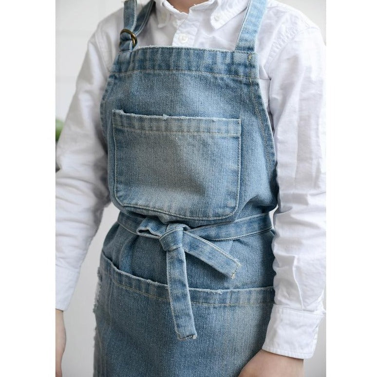 Hostess Denim Pockets Kids' Apron