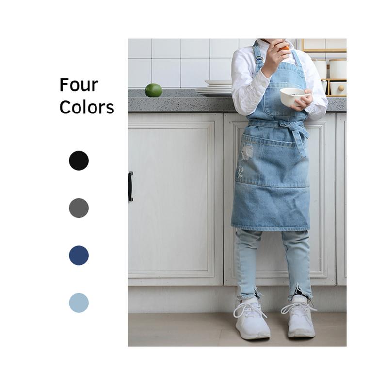 Hostess Denim Pockets Kids' Apron