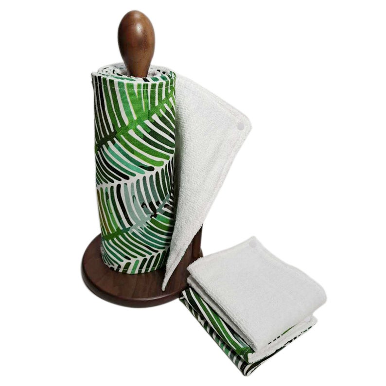 Reusable Unpaper Towels — Red wood Leaf