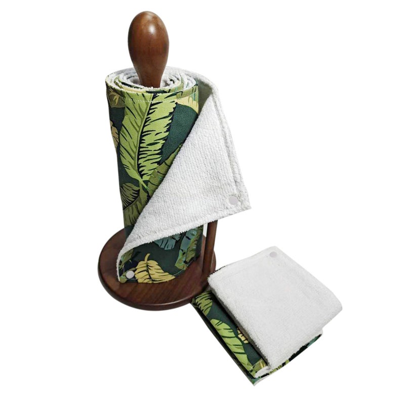 Reusable Unpaper Towels — Tropical Leaves