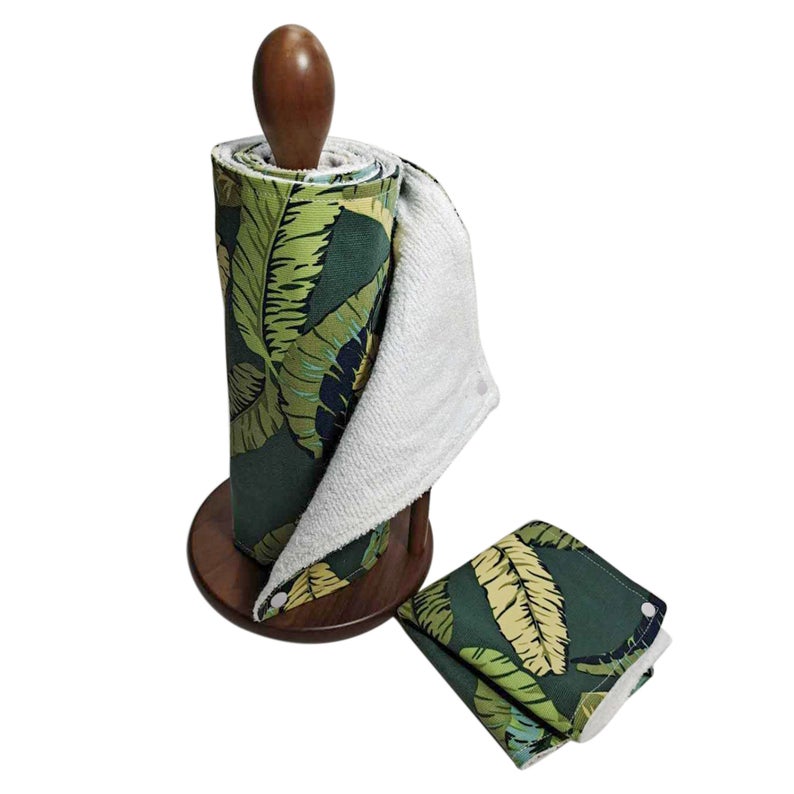 Reusable Unpaper Towels — Tropical Leaves