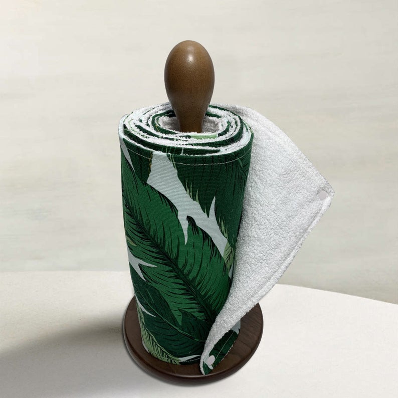 Reusable Unpaper Towels — Green Leaves