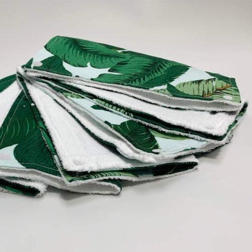 Reusable Unpaper Towels — Green Leaves