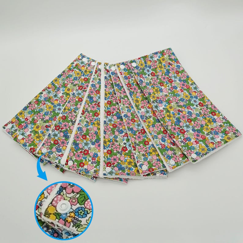 Reusable Unpaper Towels — Colorful Flowers