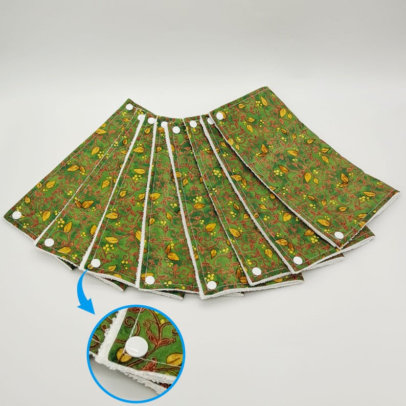 Reusable Unpaper Towels — Retro Pattern