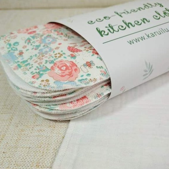 Multi-Use Soft Towel, Set of 12 — Rose Garden