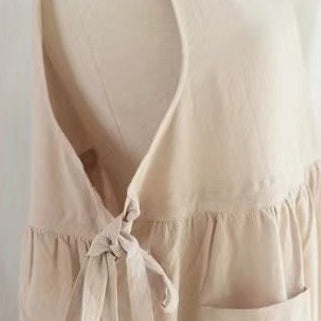 Oat Oversized Full Body Apron