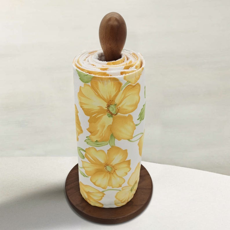 Reusable Unpaper Towels — Yellow flowers