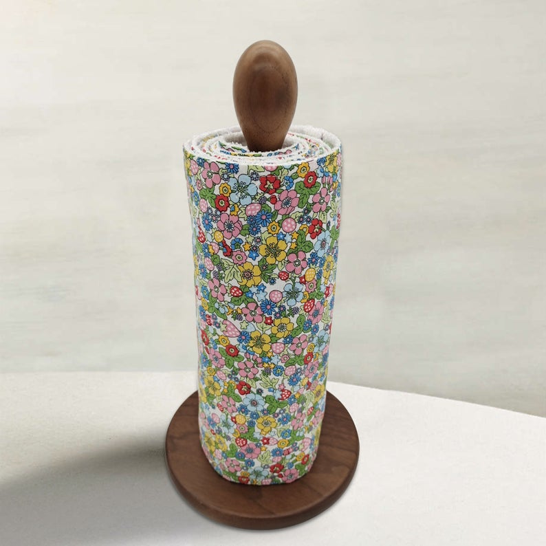 Reusable Unpaper Towels — Colorful Flowers