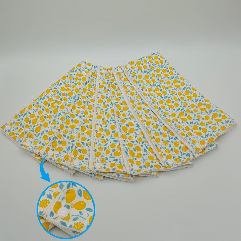 Reusable Unpaper Towels — Yellow Fruit