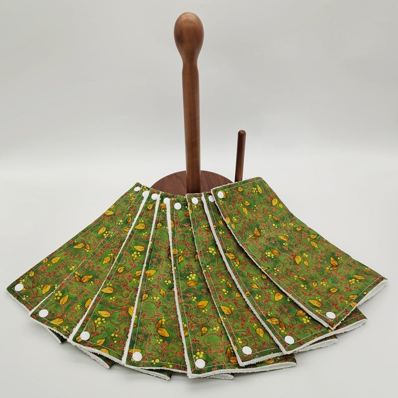 Reusable Unpaper Towels — Retro Pattern