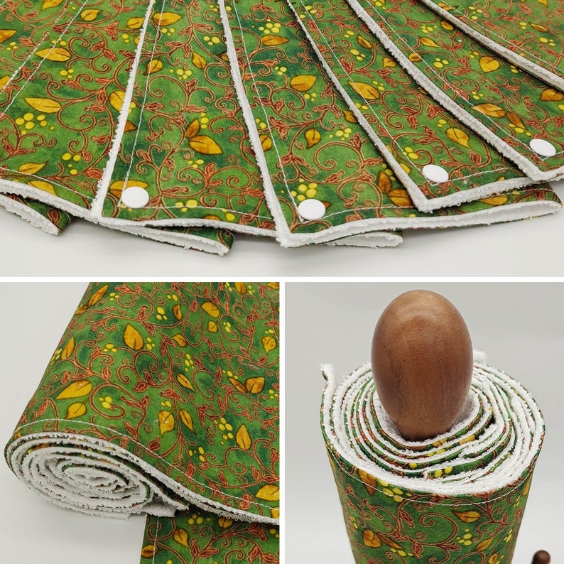 Reusable Unpaper Towels — Retro Pattern