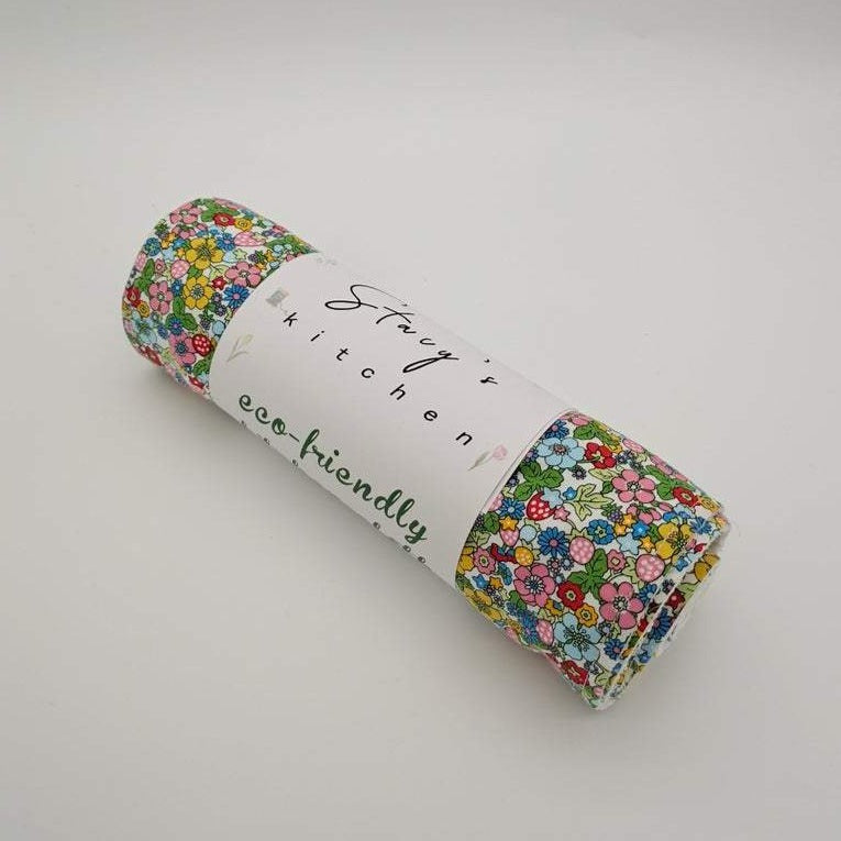 Reusable Unpaper Towels — Colorful Flowers