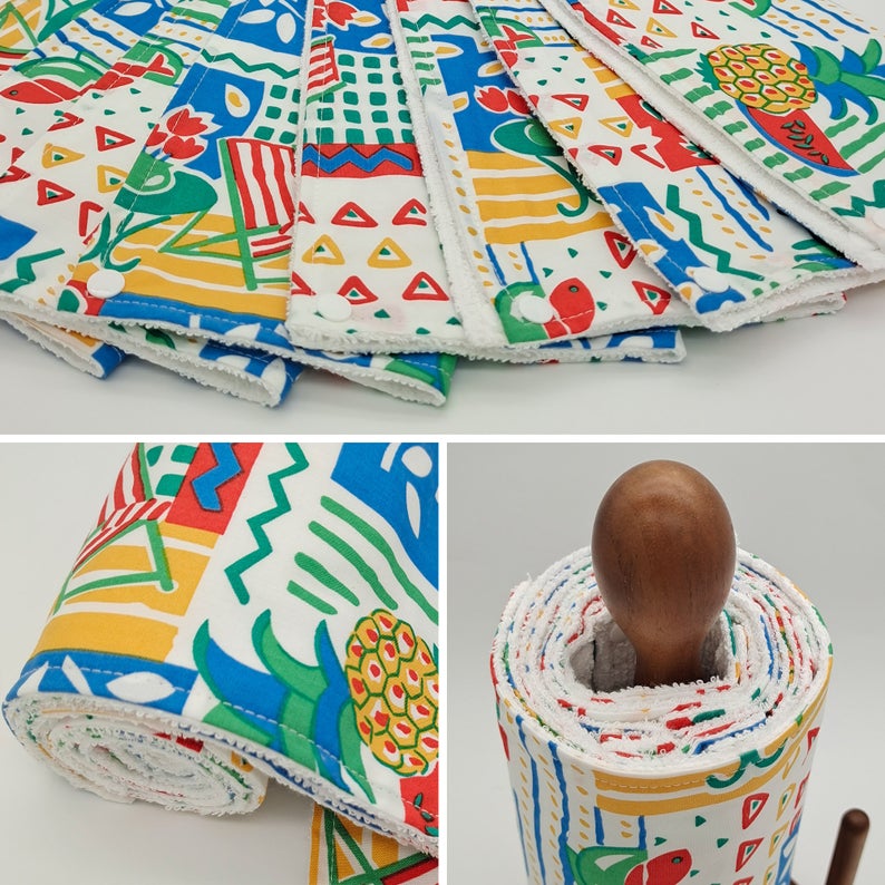Reusable Unpaper Towels — Tropical Beach