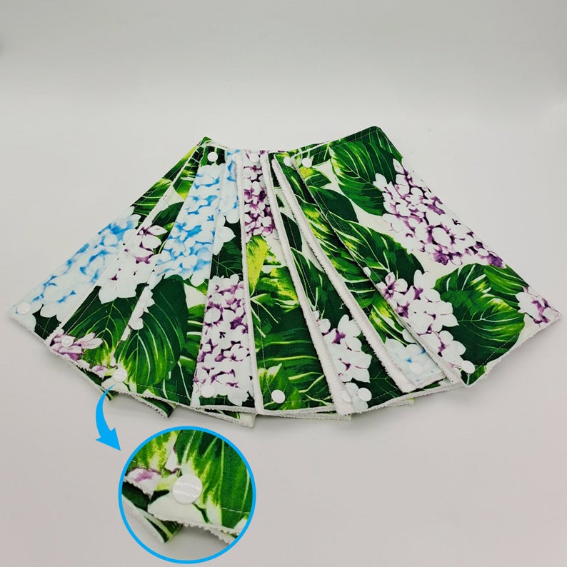 Reusable Unpaper Towels — French Hydrangea