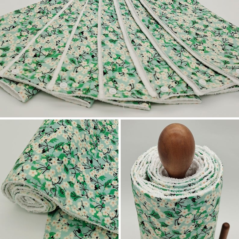 Reusable Unpaper Towels — Early Spring Blooms