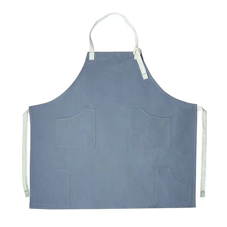Blue Removable Strap Waterproof Apron