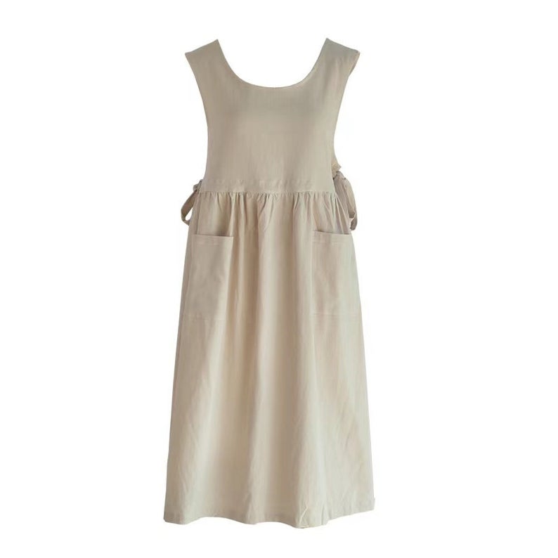 Oat Oversized Full Body Apron