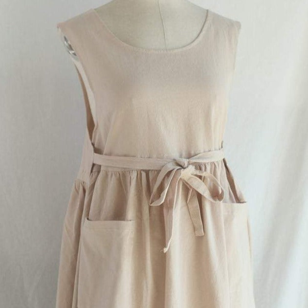 Oat Oversized Full Body Apron