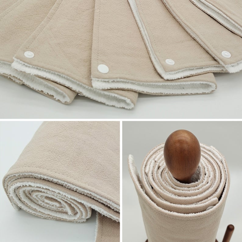 Reusable Unpaper Towels — Shallow Khaki
