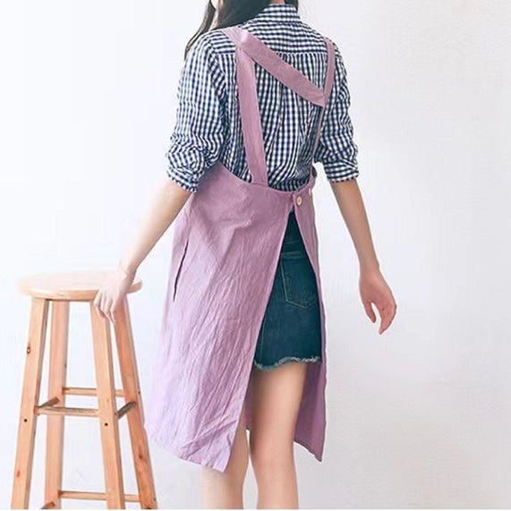 Basic Apron Cotton and Linen Adult Apron