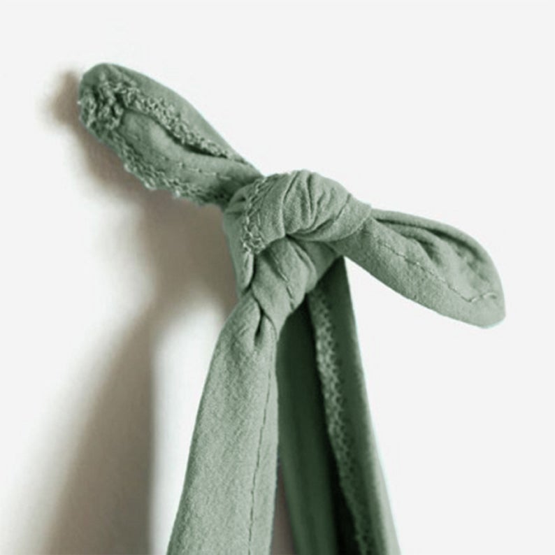 Green Adjustable Linen Tote Bag