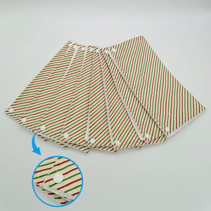 Unpaper Kitchen Towels, Zero Waste, Reusable paper towels roll with snaps Kitchen Clothes, eco-friendly Dish Towels — Green and Red Stripes