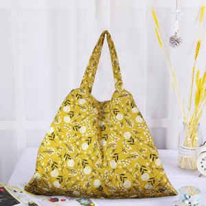 Grey dandelion bag / 100% cotton/ large shopping bag / travel bag / weekender bag / oversized bag / large tote bag /plus bag  Christmas gift