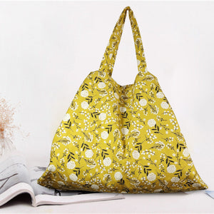 Grey dandelion bag / 100% cotton/ large shopping bag / travel bag / weekender bag / oversized bag / large tote bag /plus bag  Christmas gift