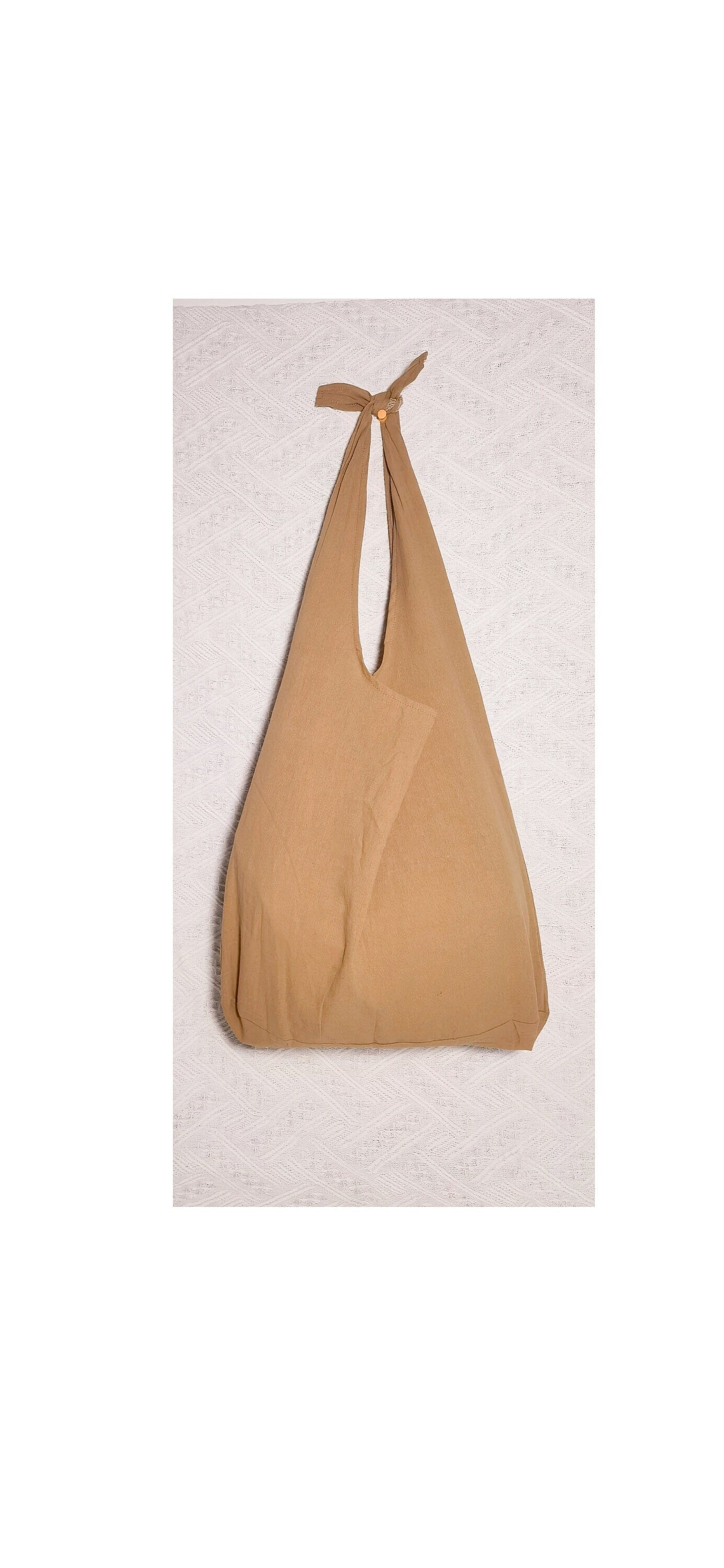 Caramel colour tote bag, linen tote bag, market bag, linen bag, adjustable bag travel bag，beach bag,school bag