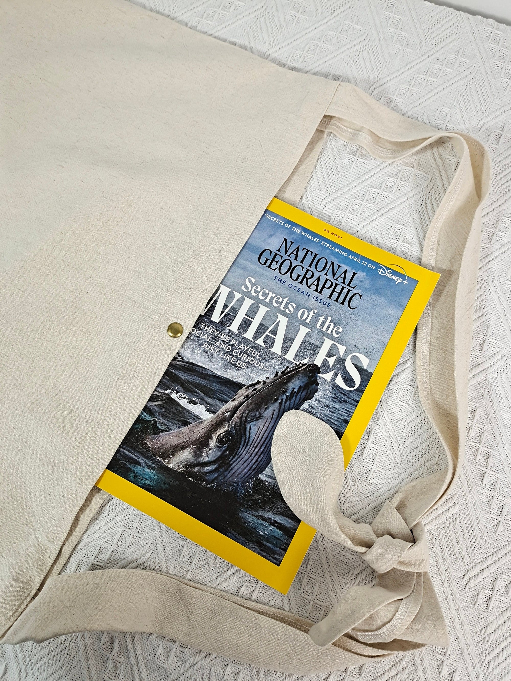 Crossbody bag, beige cotton linen school bag, market bag, tote bag,shopping bag ，travel bag，beach bag-Handmade, limited