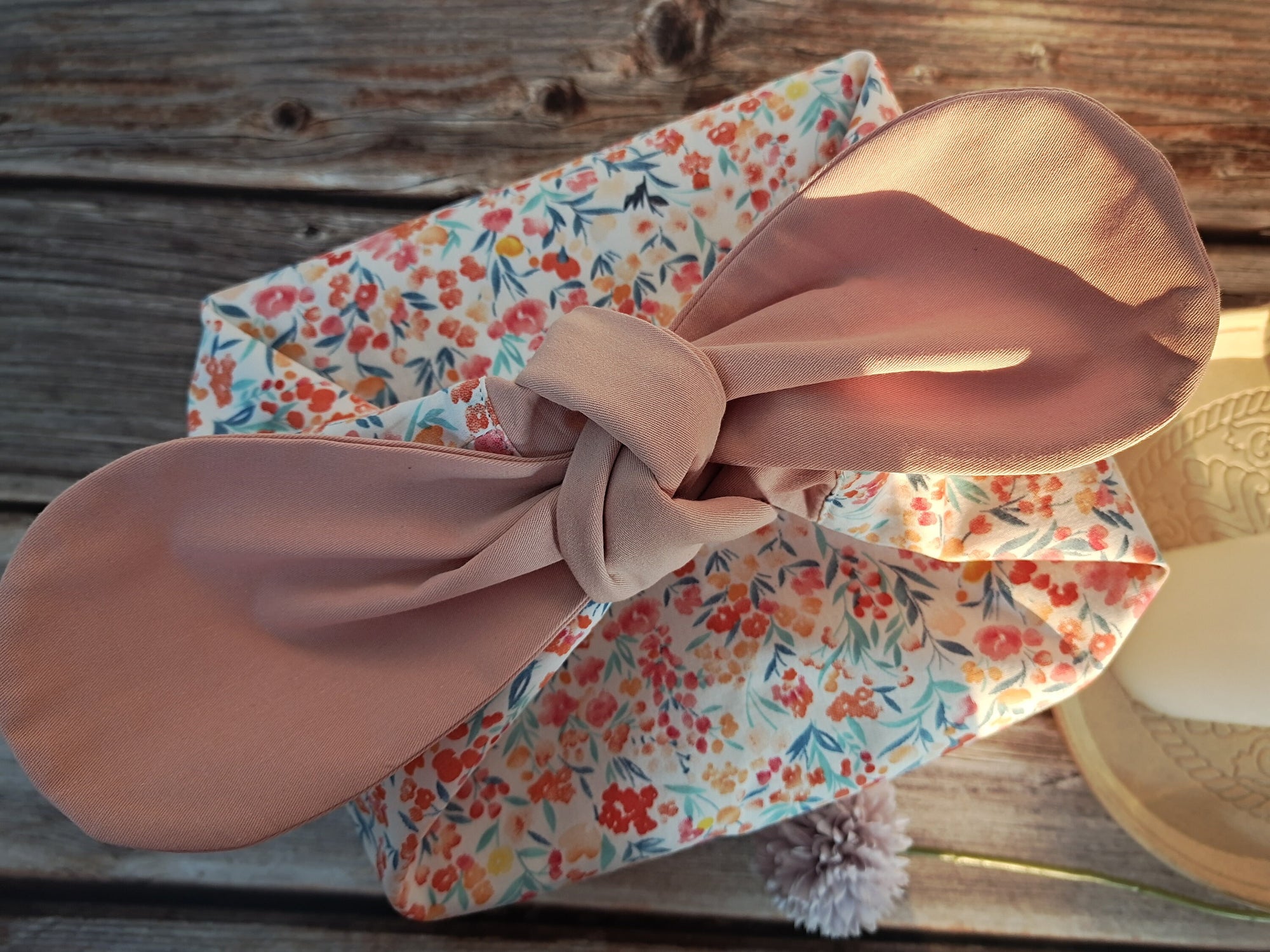 Reusable  Insulated lunch bag bento bag, zero waste , Eco Friendly  lunch box cloth School Gift for Kids women — Pink flowers